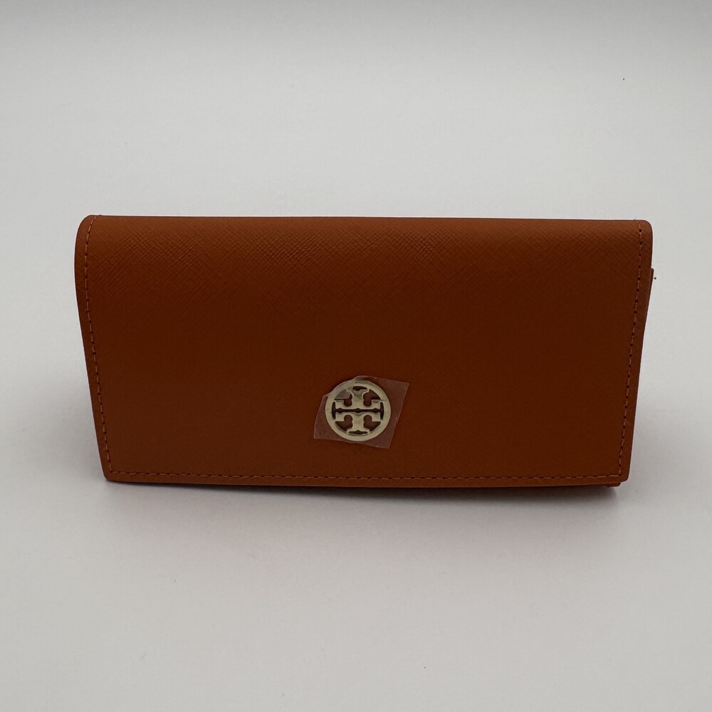 Tory Burch Semi-Hard Saffiano Eyewear Case with Microfiber Pouch